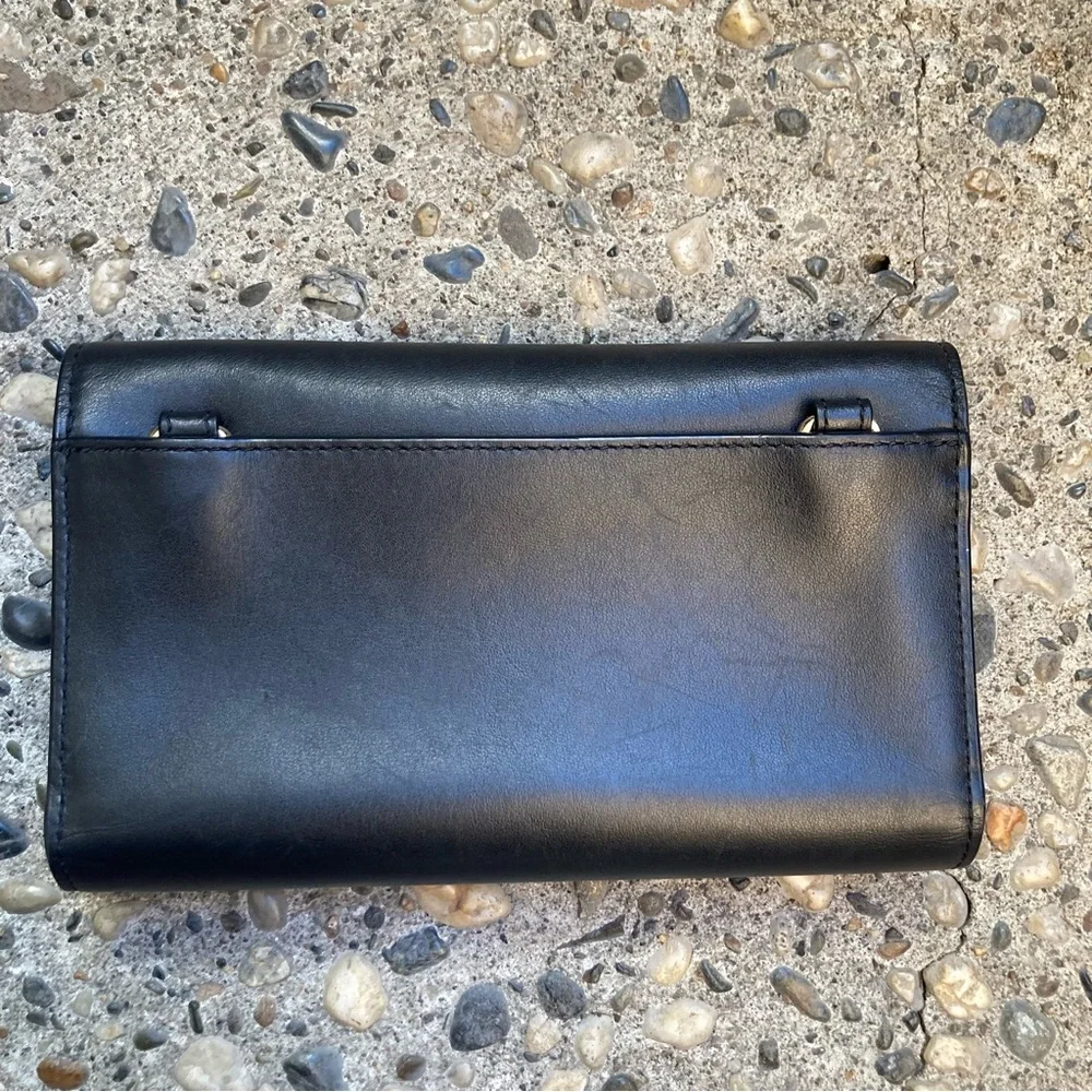 Coach Black Leather Clutch